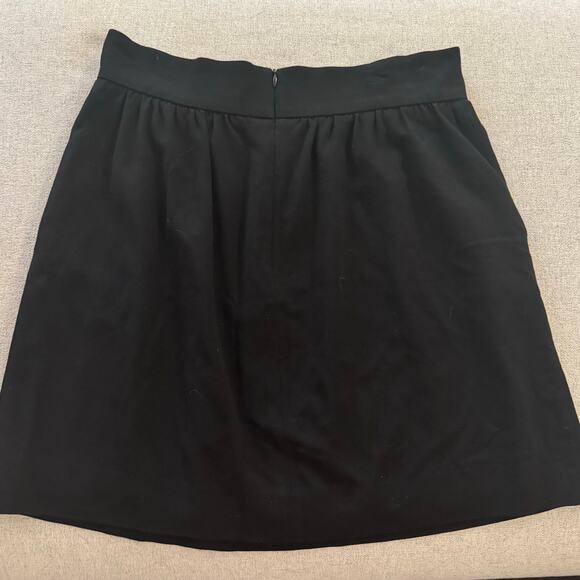 Red Valentino Black Mini Skirt with Slit Pockets in Size Medium - Picture 6 of 6